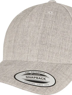 Flexfit 5789M 5-panelová snapbacková čiapka 55.5789, melírovaná sivá