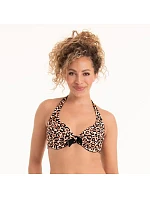 Style Loretta Top Bikini - horný diel 8746-1 braunschwarz - RosaFaia