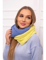 KN14 Dámsky dvojfarebný čepiec kiwi+jeans