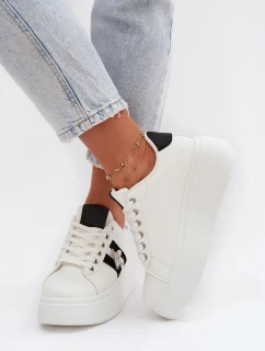 Dámské tenisky na platformě s bílým přívěskem Palvessa