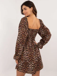 Šaty DHJ SK 19735 3.86 čierno-béžové