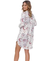 Dámska nočná košeľa TM.4339 Ecru s potlačou - Doktor Nap Dámska nočná košeľa TM.4339 Ecru s potlačou - Doktor Nap