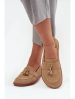 Dámske mokasíny Barefoot 322 Beige - Zazoo Dámske mokasíny Barefoot 322 Beige - Zazoo