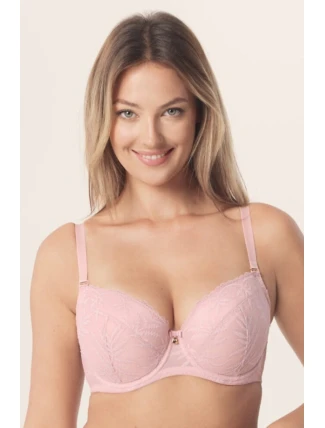 Petra Vystužená podprsenka ružová
