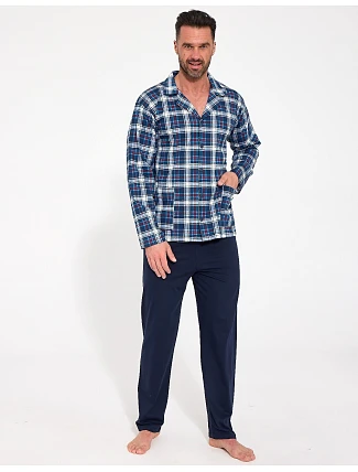 Pyžamo Cornette 114/86 (dĺžka/obvod ramien) 3XL–5XL, na zips Pyžamo Cornette 114/86 (dĺžka/obvod ramien) 3XL–5XL, na zips