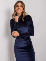 Dámske šaty RV SK 7279.76 Tmavomodrá - Rue Paris Dámske šaty RV SK 7279.76 Tmavomodrá - Rue Paris