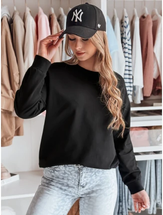 Dámska mikina LUMIVIA black FashionStreet BY1369 Dámska mikina LUMIVIA black FashionStreet BY1369