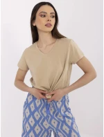 Tričko CLM TS 1639.12 béžové