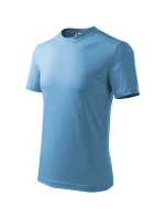 Ťažké unisex tričko azúrovo modré