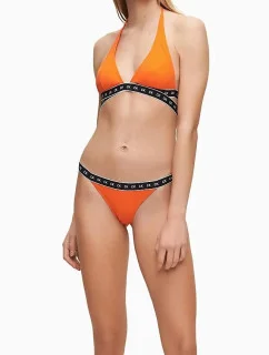 Spodný diel plaviek KW0KW00945-SCA oranžová - Calvin Klein