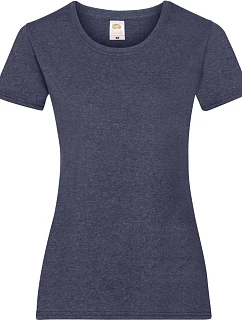 Fruit of the Loom Lady-Fit Valueweight T Dámske tričko 16.1372 vintage heather navy