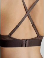 Dámska podprsenka 000QF7340E BKC tm. hnedá - Calvin Klein Dámska podprsenka 000QF7340E BKC tm. hnedá - Calvin Klein