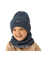 AJS 50-268 Chlapčenský set čiapky a bundy