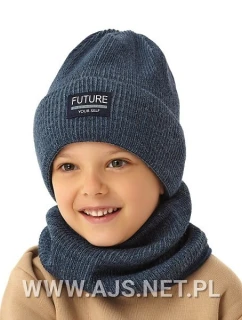 AJS 50-268 Chlapčenský set čiapky a bundy