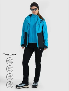 Dámska trekingová bunda s membránou 10000 4F 4FWAW25TTJAF1011-33S