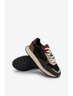Męskie Sneakersy Memory Foam System Big Star NN174357 Czarne