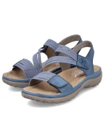 Pohodlné modré sandále Rieker W RKR587