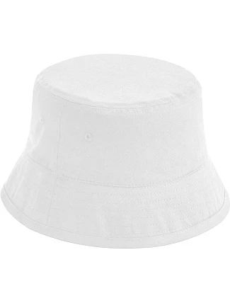 Beechfield B 90N Klobúk „Organic Cotton Bucket Hat“ 53.090N biely Beechfield B 90N Klobúk „Organic Cotton Bucket Hat“ 53.090N biely