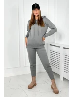 Sveter set Mikina + Nohavice tmavo šedá Sveter set Mikina + Nohavice tmavo šedá