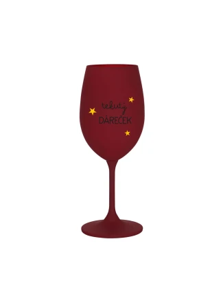 TEKUTÝ DÁREČEK - bordo sklenice na víno 350 ml TEKUTÝ DÁREČEK - bordo sklenice na víno 350 ml