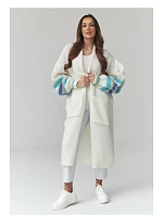 Zapínanie svetra model 226866 Makadamia