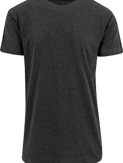 Build your Brand BY 028 Pánske tričko „Shaped Long“ 56.0028 charcoal