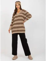 Dámsky sveter LC SW 8030 tmavo lila