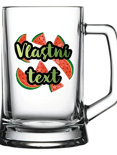 Personalizovaný pohár na pivo s letným ovocím