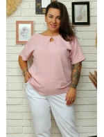 Dámska blúzka Elida BA336 púdrovo ružová - Karko Dámska blúzka Elida BA336 púdrovo ružová - Karko