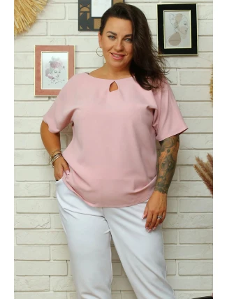 Dámska blúzka Elida BA336 púdrovo ružová - Karko Dámska blúzka Elida BA336 púdrovo ružová - Karko