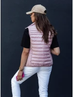 Dámska prešívaná vesta so stojačikom STYLISHZ ružová FashionStreet TY4450
