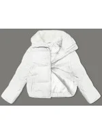 Dámska manšestrová bunda J Style White (5M3230-281)