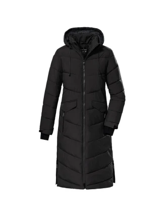 Dámsky jesenný kabát Killtec KOW 62 Black Vetruodolný a priedušný Black (38642/200)