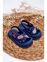 Ľahké detské šľapky s motívom psa Navy Blue Rico Ľahké detské šľapky s motívom psa Navy Blue Rico