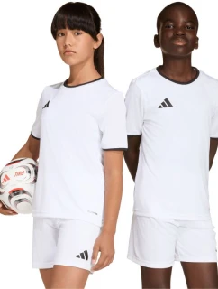 Detské tričká adidas Entrada 26 Jersey bielo-čierne JZ2532