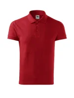 Bavlnená polokošeľa červená