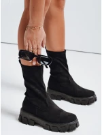 Dámske topánky na platforme čierne FashionStreet ZY1135 Dámske topánky na platforme čierne FashionStreet ZY1135