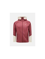 Pánska mikina PEAK PERFORMANCE M Rider Essentials Midlayer Zip Hood, červená Pánska mikina PEAK PERFORMANCE M Rider Essentials Midlayer Zip Hood, červená