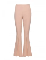 M874 Nohavice s rozšírenými nohavicami - béžové