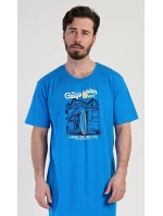 Pánska nočná košeľa s krátkym rukávom California