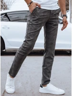 Pánske ležérne nohavice tmavosivé FashionStreet UX4399