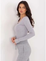 Blúzka WT BZ A1090.83 svetlosivá