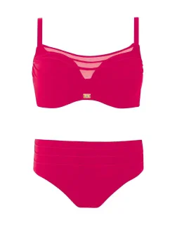 Dámske dvojdielne plavky Monte Carlo 3 S940V1MO3 tmavo ružové - Self