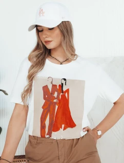 Dámske tričko COMDI white FashionStreet RY2584