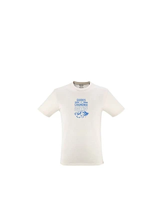 Pánske tričko MILLET Cdg Chamonix Logo Ts Ss M, béžové Pánske tričko MILLET Cdg Chamonix Logo Ts Ss M, béžové