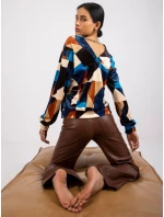 Blúzka DHJ BZ 6550.74P tmavo modrá