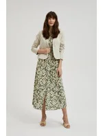 Dámska bunda L-MR-4310L Light beige - MOODO