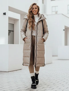 Dámska prechodná bunda ORVITA TY5026 béžová - FashionStreet