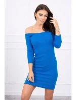 Nevädzové pruhované priliehavé šaty