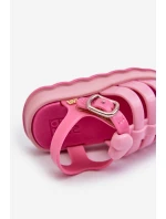 Pachnące Dziecięce Sandałki Na Rzep ZAXY NN385018 Różowe